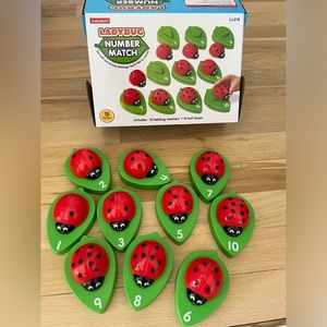 Lakeshore Ladybug Number Match- new like condition